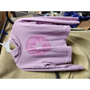 Converse Pink Hoodie Sweatshirt Girls Sz 9